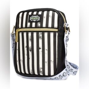 Buckle-down Beetlejuice Crossbody Bag
